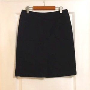 Banana Republic Stretchy Black Career Skirt